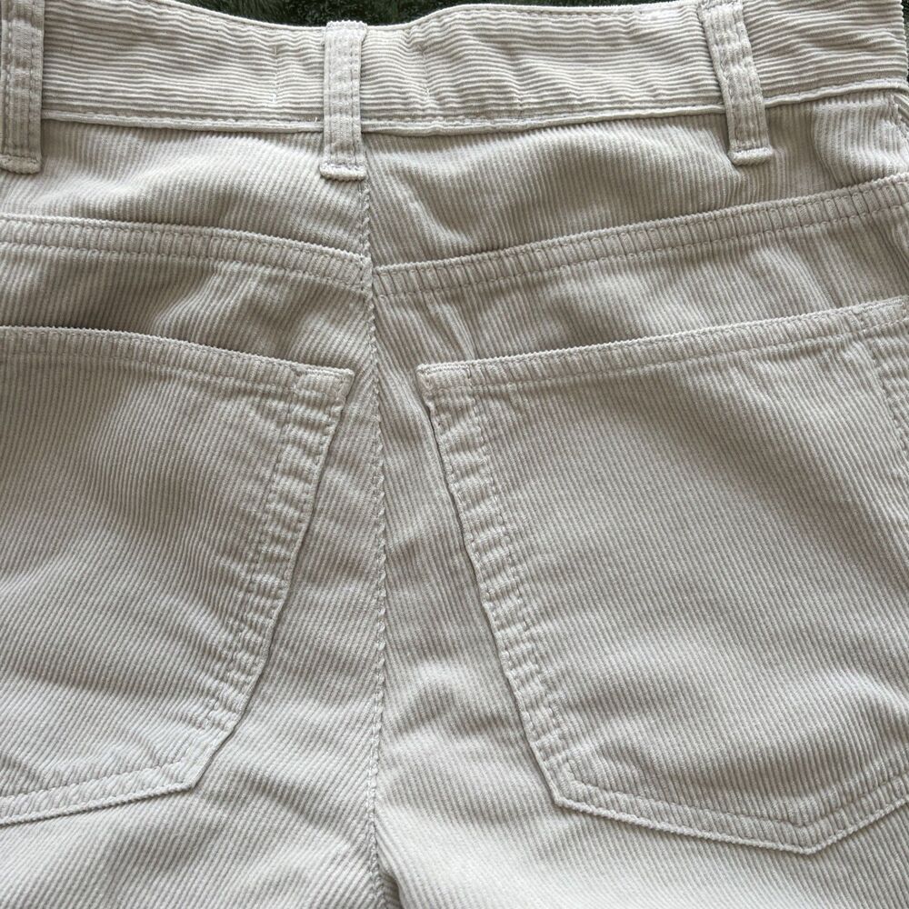 THE ROW Beige Corduroy Wide Leg Pants Size 25x30 High Waisted Excellent Altered - Picture 16 of 16